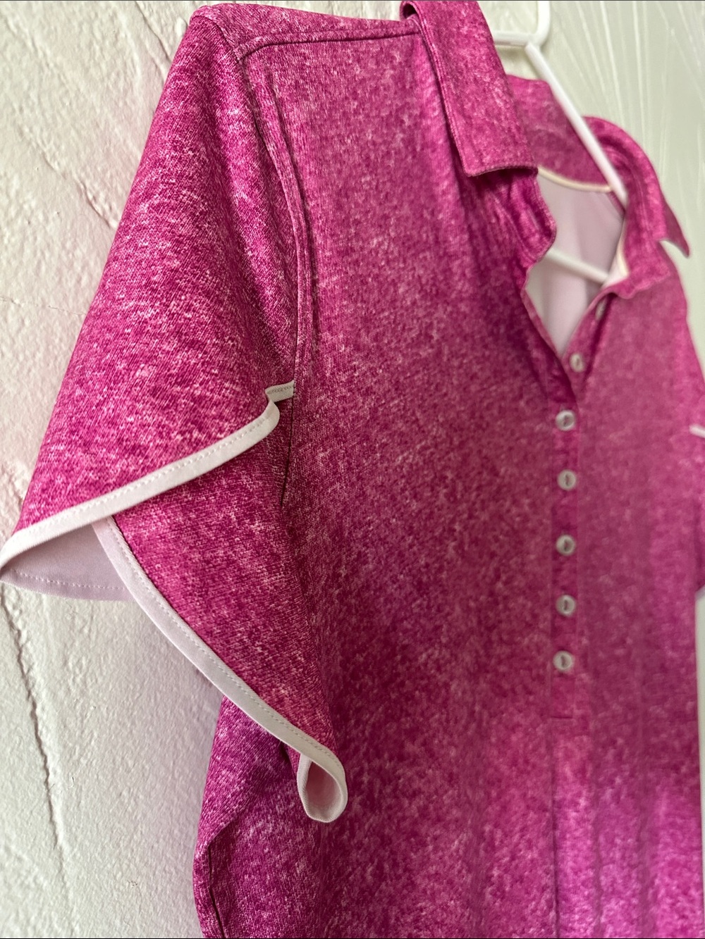 Nike Pink Heather Performance Polo